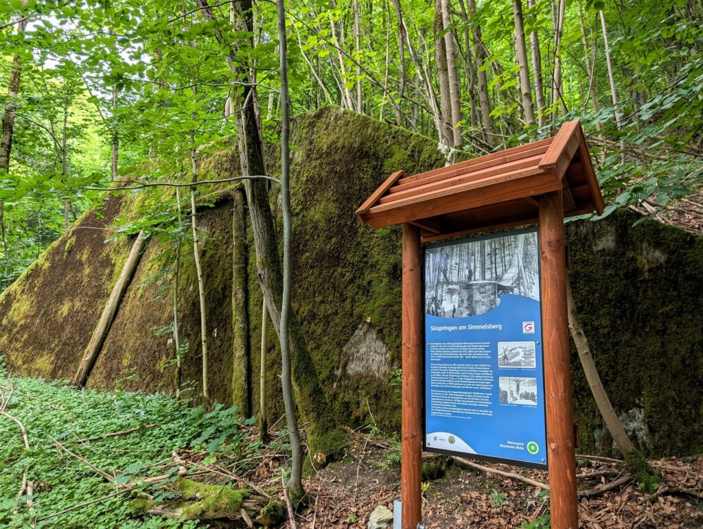 Ehemalige Skisprunganlage auf der Extratour Gersfeld