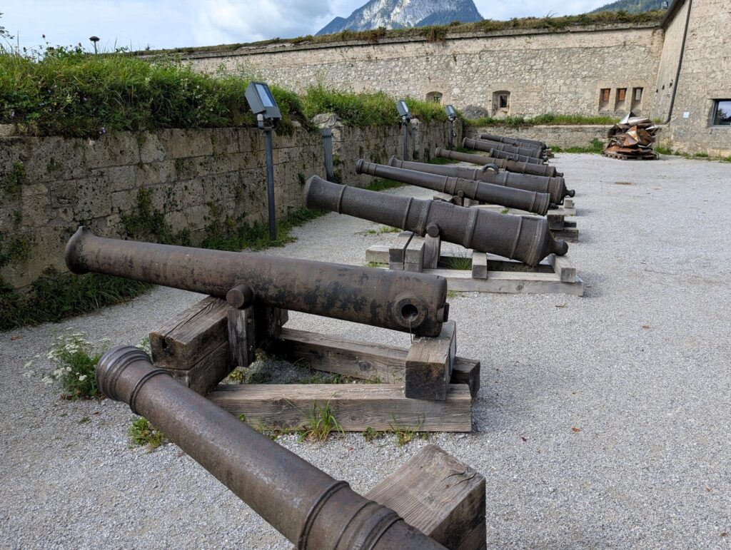 Die Elisabeth-Batterie auf der Festung Kufstein