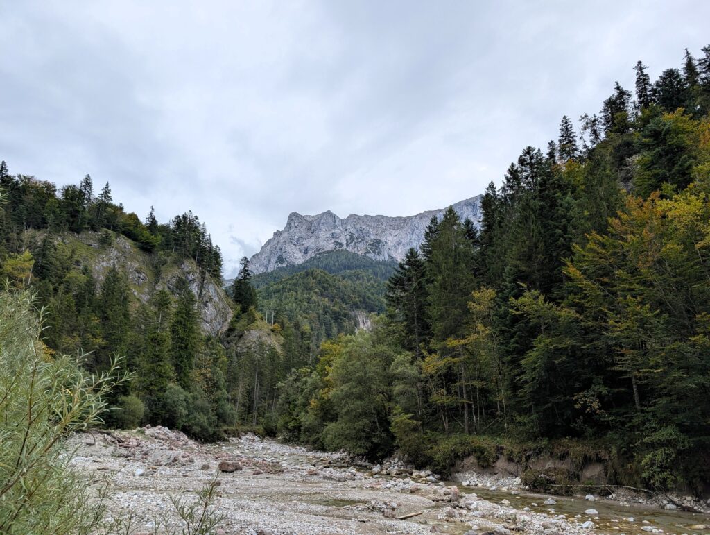 Weg am Kaiserbach zum Hans-Berger-Haus
