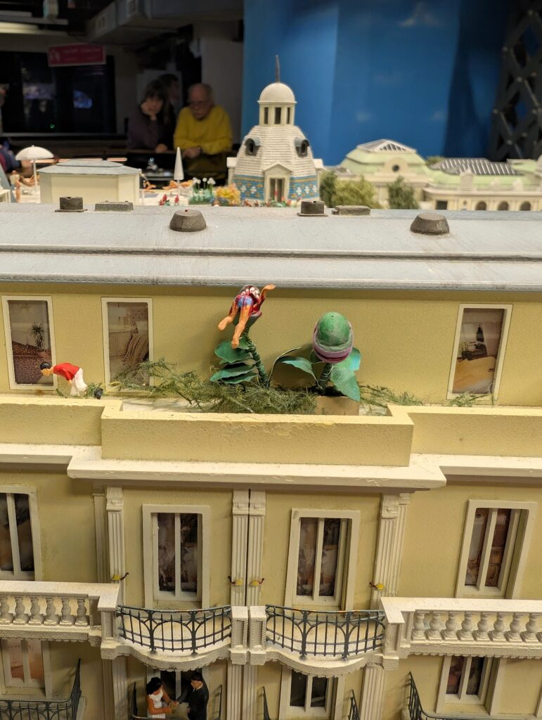 Fleischfressende Pflanze im Miniatur Wunderland in Hamburg