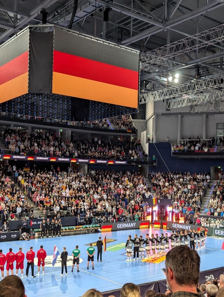 Handball Länderspiel gegen Kroatien in Hannover