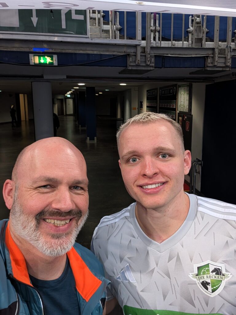 Selfie mit Justus Fischer in Hannover