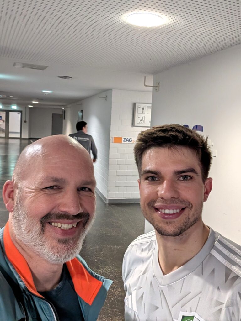 Selfie mit Renārs Uščins in Hannover