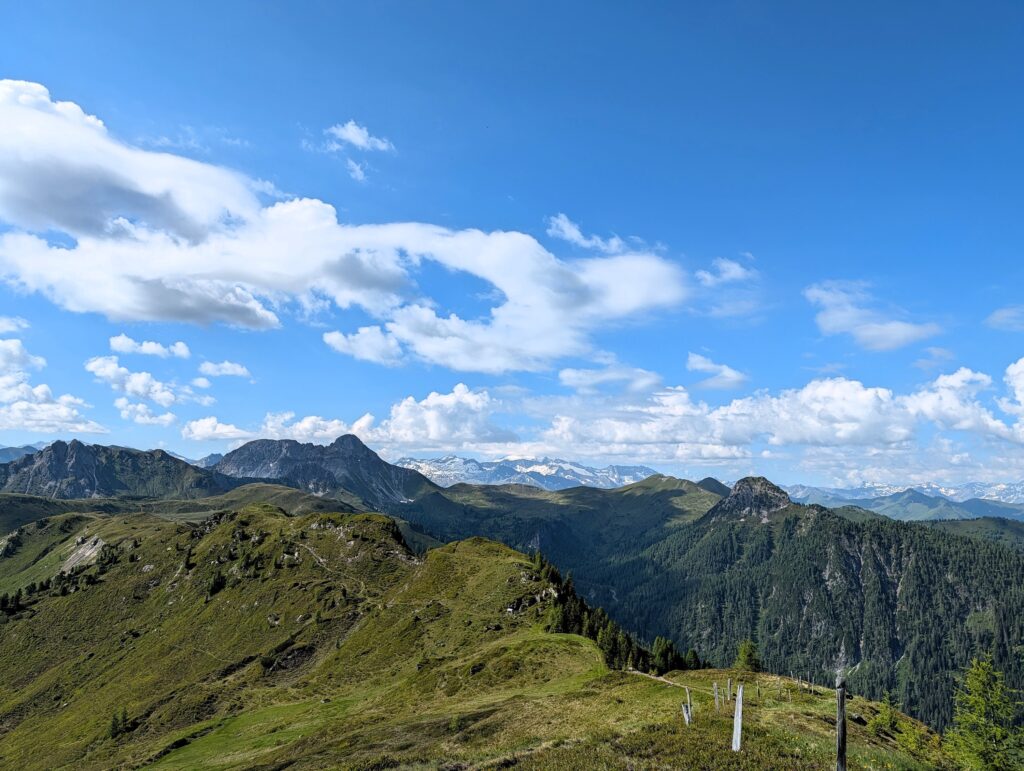 Aussicht auf dem Salzburger Almenweg