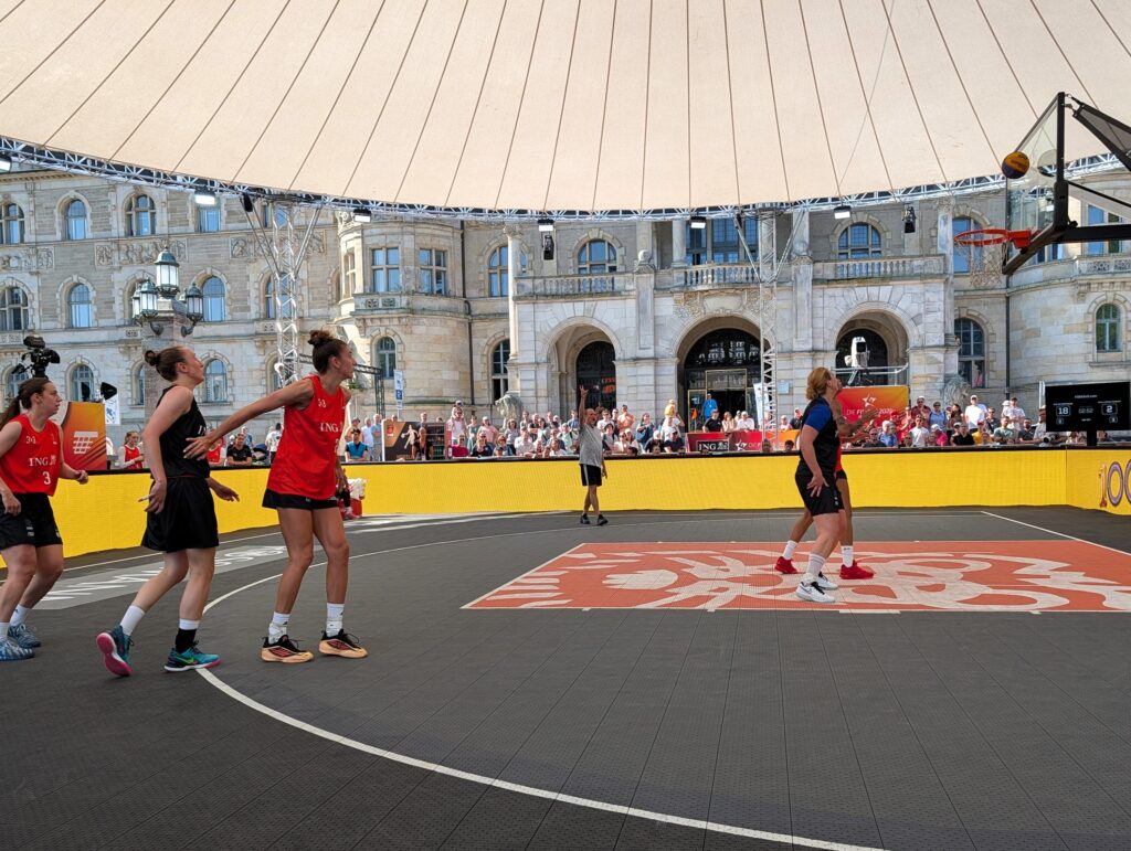 3x3 Basketball der Damen bei den Finals in Hannover