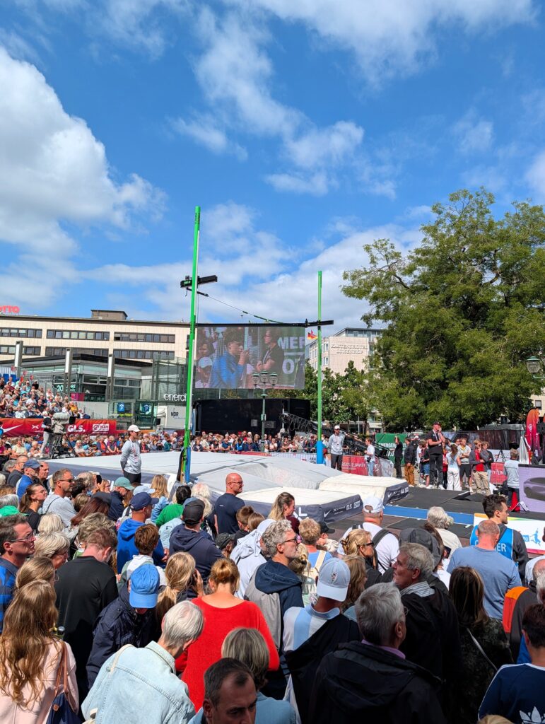 Stabhochsprung bei den Finals in Hannover