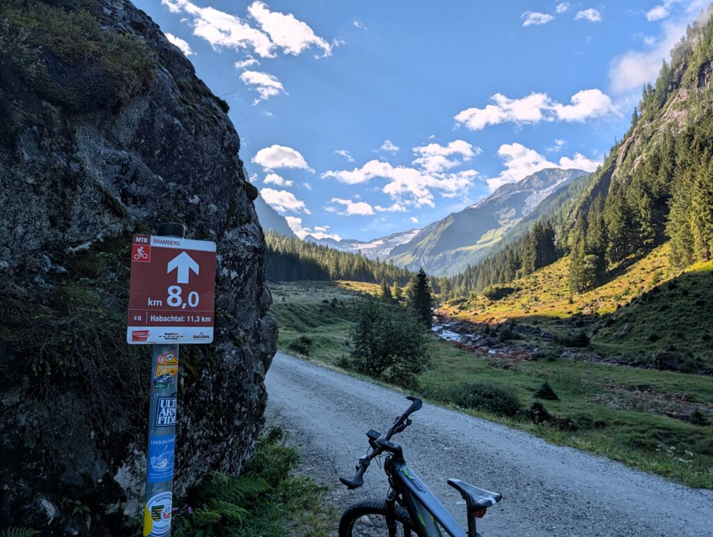 Auf der Etappe 10 vom Hohe Tauern Bike Trail