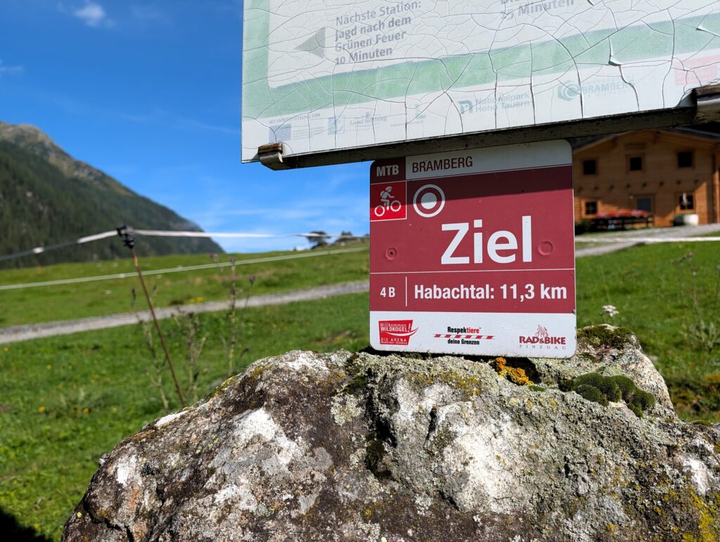 Auf der Etappe 10 vom Hohe Tauern Bike Trail